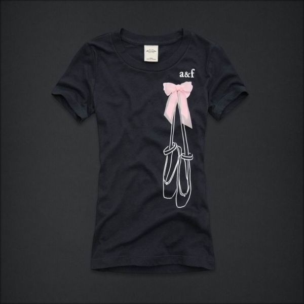 Camiseta Feminina Abercrombie & Fitch - Azul Escuro